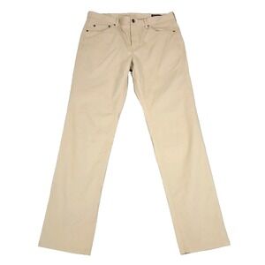 Bonobos Slim Pants Men's 32x32 Beige Khaki Slacks Casual Stretch